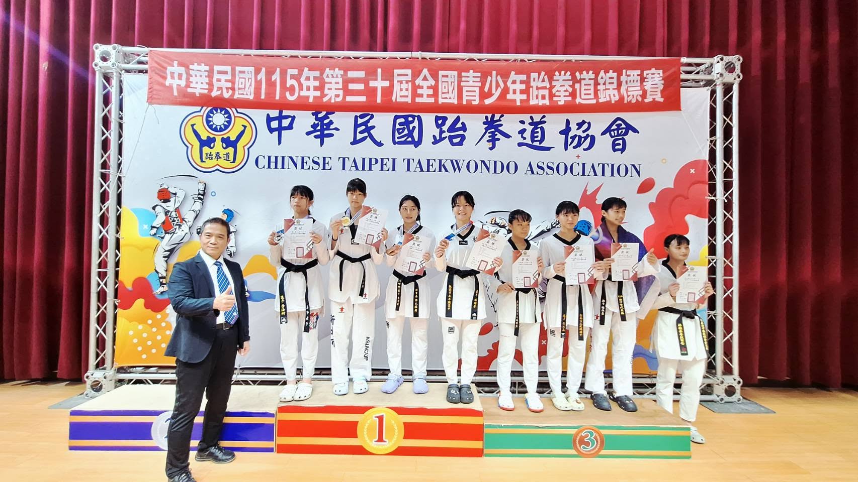 跨級挑戰依舊稱霸！新北跆拳小將江宜璇全青賽57公斤級封后 國際戰績耀眼挺進世界前19